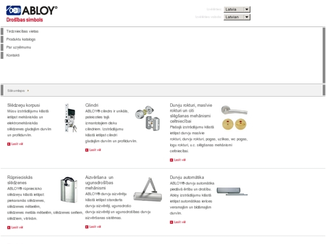 Abloy Oy pārstāvniecība Latvijā, 